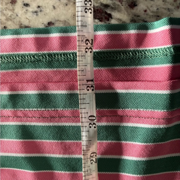 PETER MILLAR Summer Comfort Striped Golf Polo Shirt  Lightweight Size XL - Picture 6 of 7